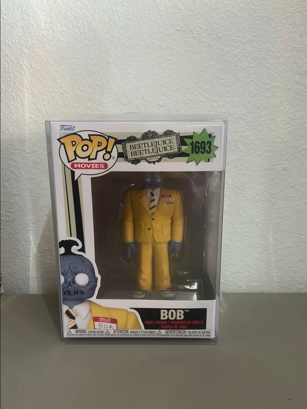 Funko Pop! Bob in Yellow Suit with Blue Skin